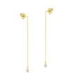 Dangling Chain Silver Earring STC-2227